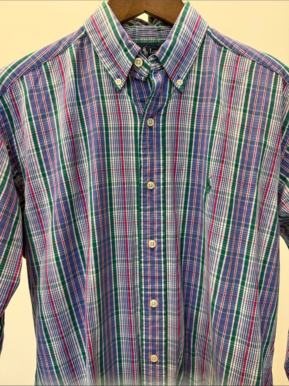 Polo Ralph Lauren Blake  Plaid Long Sleeve Button Down Shirt | Size S
